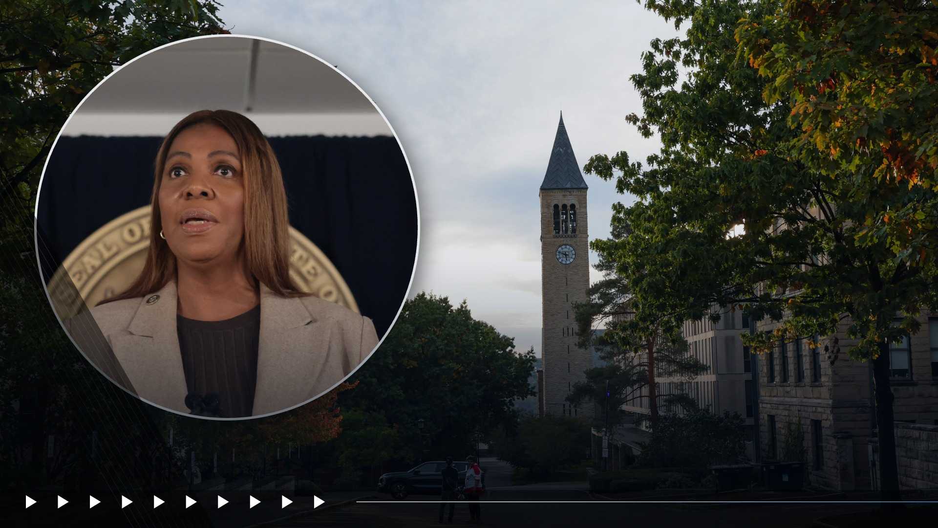 Man accused in Cornell rape lawsuit wants Letitia James removed from investigation over her posts — Elm Grove Community news
