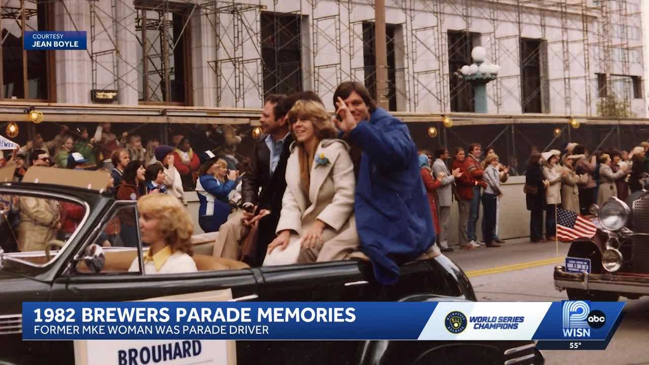 Former Milwaukee woman recalls driving Brewers players in 1982 parade — Elm Grove Sports news