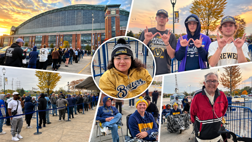 🧢'The early bird gets the merch': Brewers fans line up for World Series gear — Elm Grove Community news